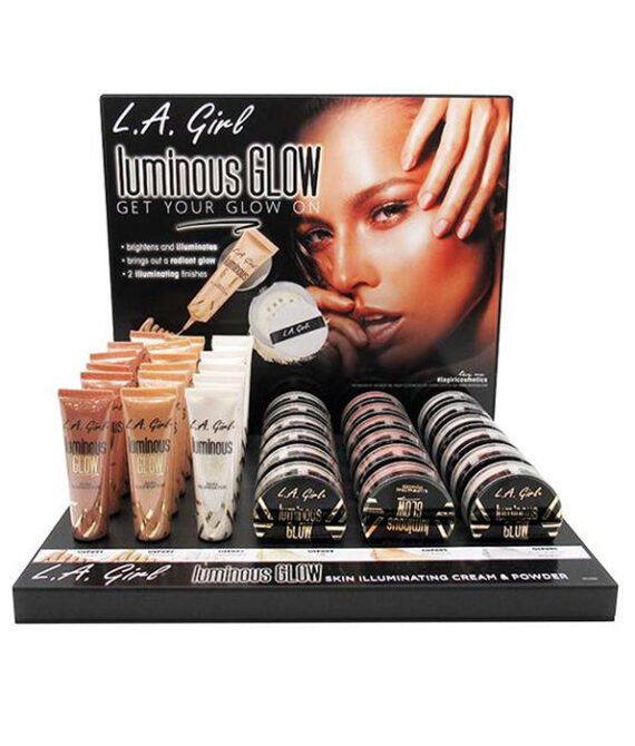 L.A. GIRL Luminous Glow Display Set, 36 pcs