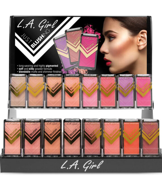 L.A. GIRL Just Blushing Acrylic Display Set, 192 Pieces