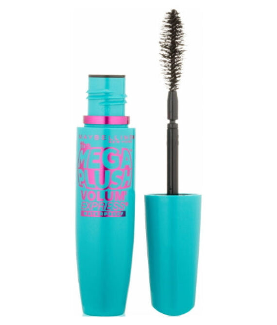 MAYBELLINE Volume Express The Mega Plush Waterproof Mascara – Very Black