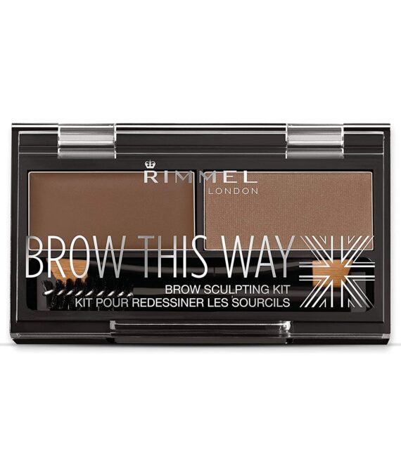 RIMMEL LONDON Brow This Way Brow Sculpting Kit – Medium Brown