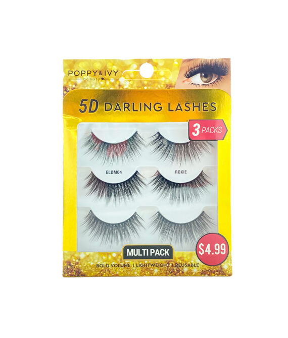 ABSOLUTE Poppy & Ivy 5D Darling Lashes (3-Pack)