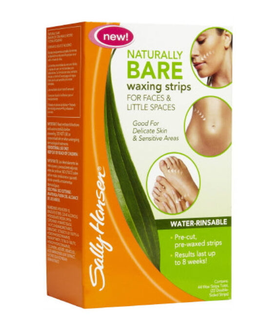 SALLY HANSEN Naturally Bare Waxing Strips for Faces & Little Spaces – Waxing Strips (DC)